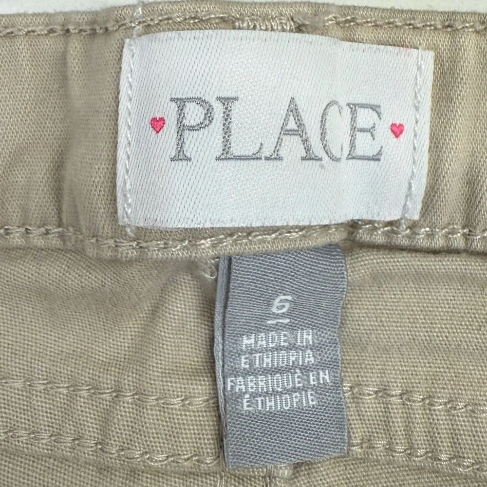 The Children's Place Shorts Size 6 Khaki Beige New Without Tags